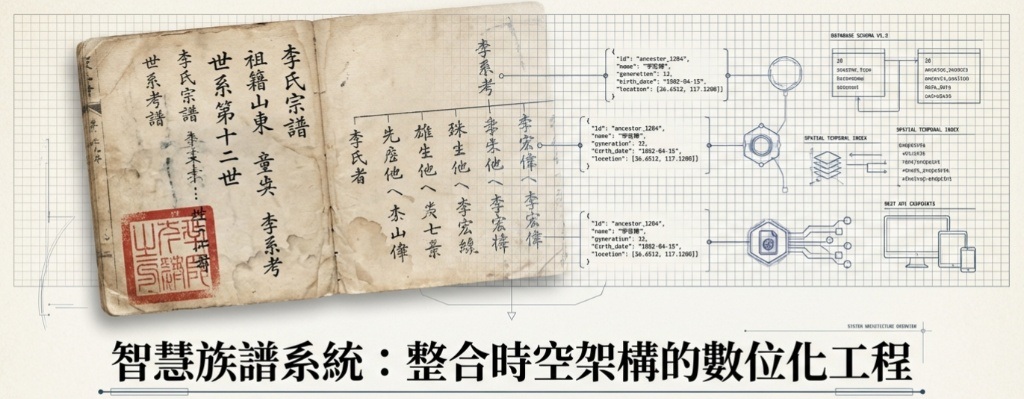 智慧族譜系統 - 結合時空架構的數位化工程